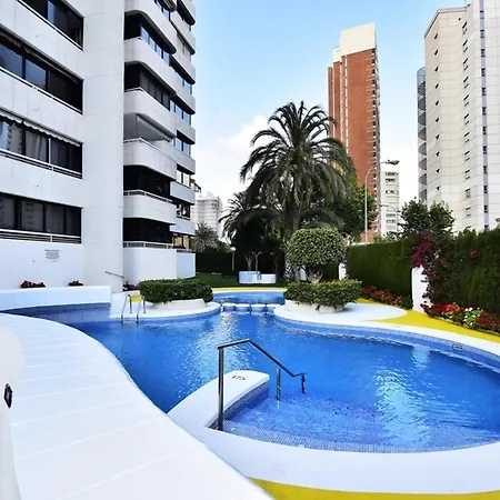 One Bedroom Appartement At Benidorm 700 M Away From The Beach With Sea View Shared Pool And Terrace Apartment