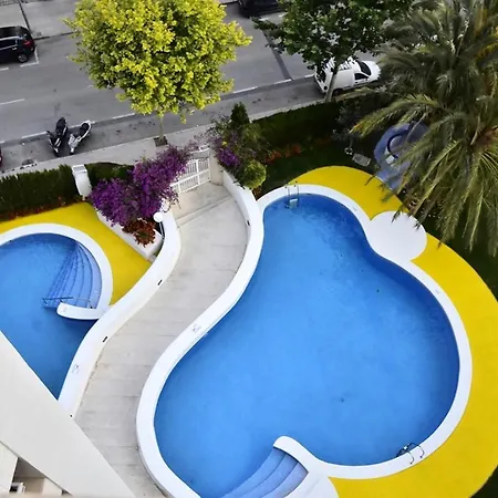 One Bedroom Appartement At Benidorm 700 M Away From The Beach With Sea View Shared Pool And Terrace
